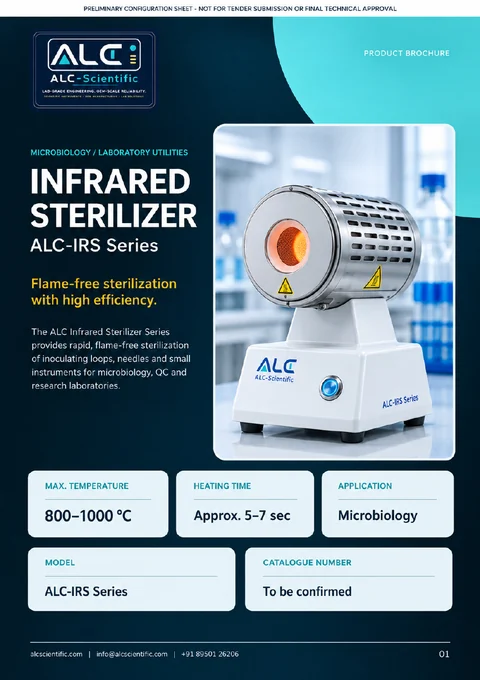 Infrared Sterilizer brochure cover